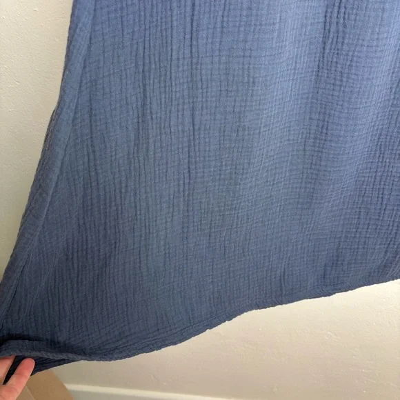 Bryn Walker Blue Cotton Gauze Market Maxi Skirt Size M EUC - Picture 8 of 8